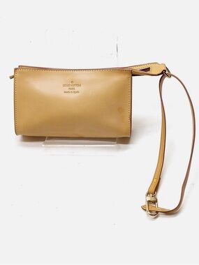 LOUIS VUITTON Pouch/Wristlet Cabas Cruise Pouch Brown Leather